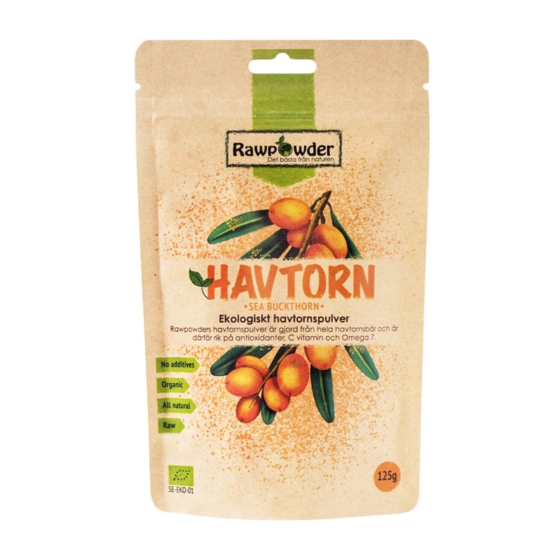 Rawpowder Havtornspulver 125 g