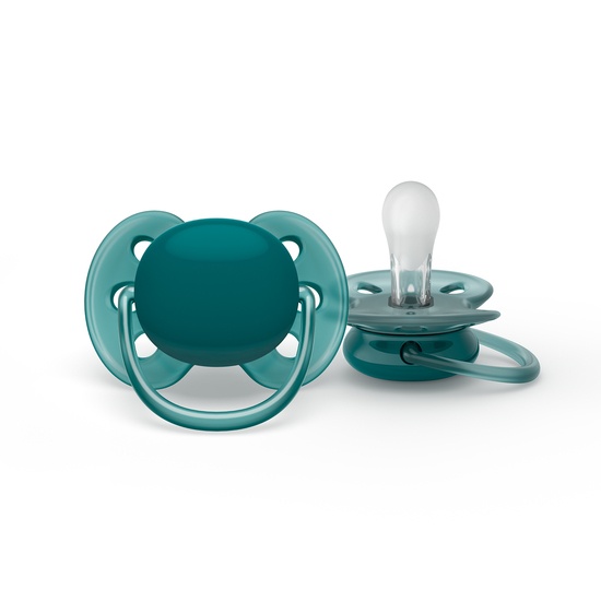 Philips Avent Ultra Soft napp 6-18 m Grön/Orange
