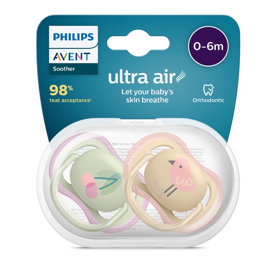 Philips Avent Ultra Air napp 0-6 mån Körsbär