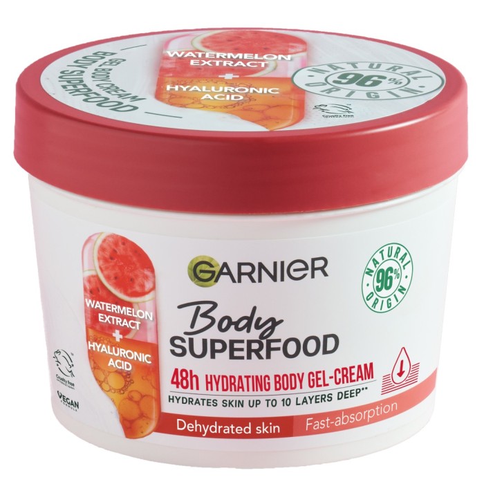Garnier Body Superfood 80H Hydrating Gel Cream Dehydrated Skin 380 ml
