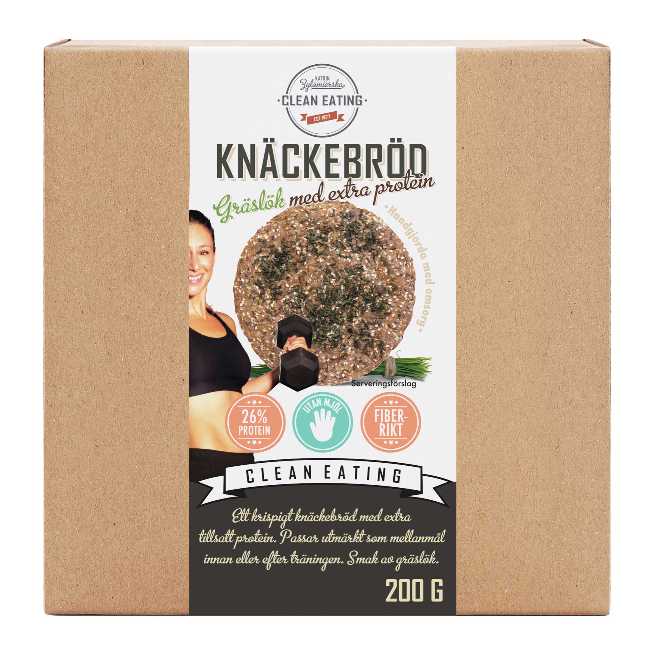 Clean Eating Proteinknäckebröd 200 g