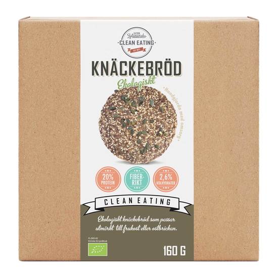 Clean Eating Knäckebröd Eko 160 g