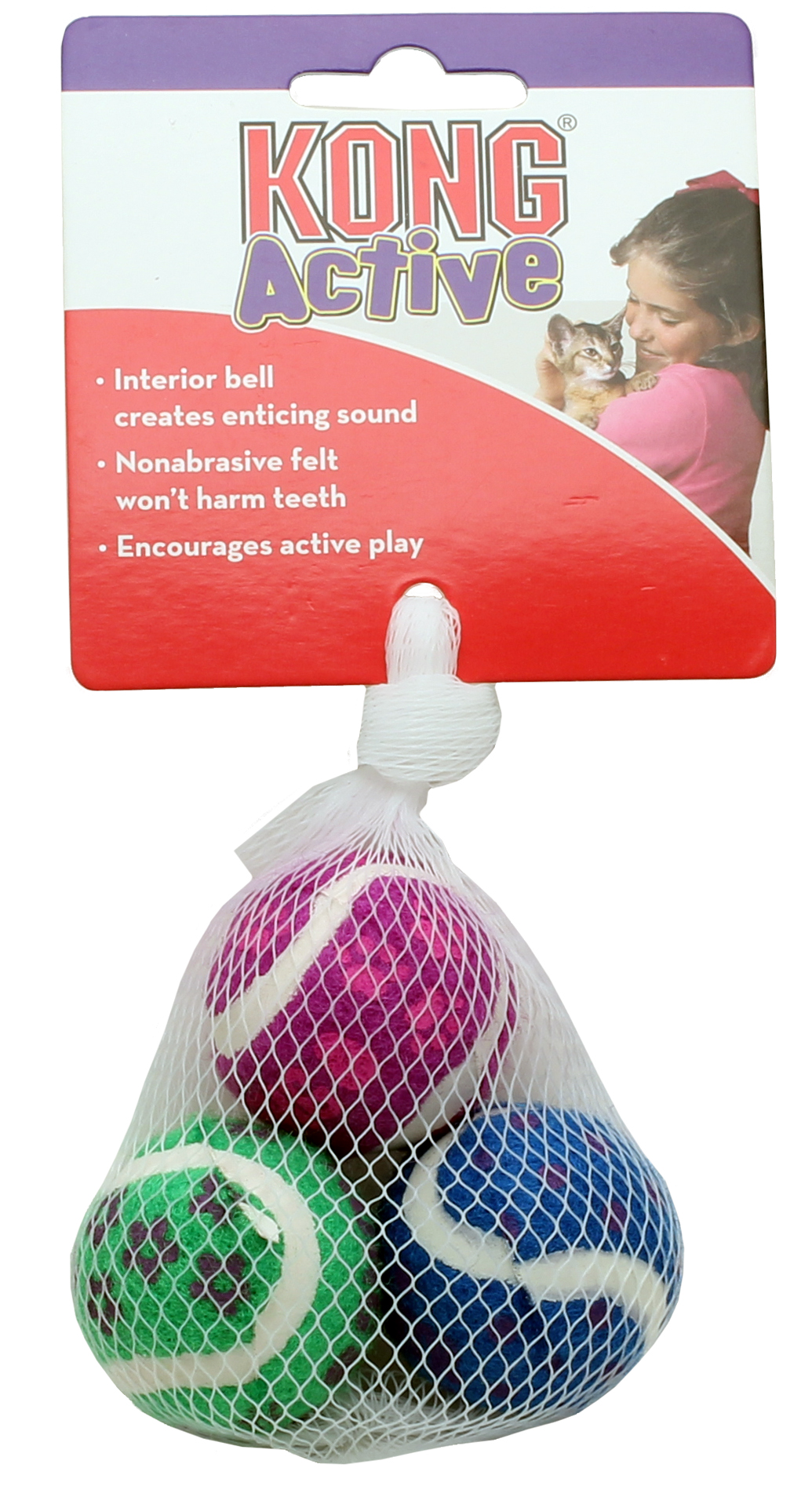 Kong Kattleksak Active Boll 3-pack 