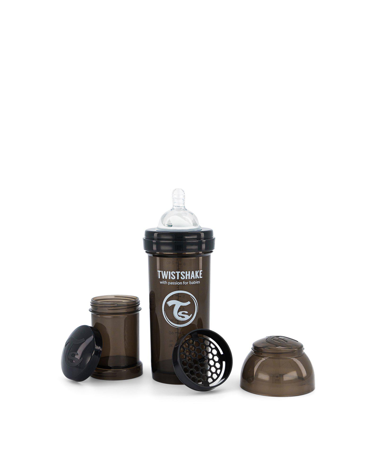 Twistshake Anti-Colic Svart 260 ml