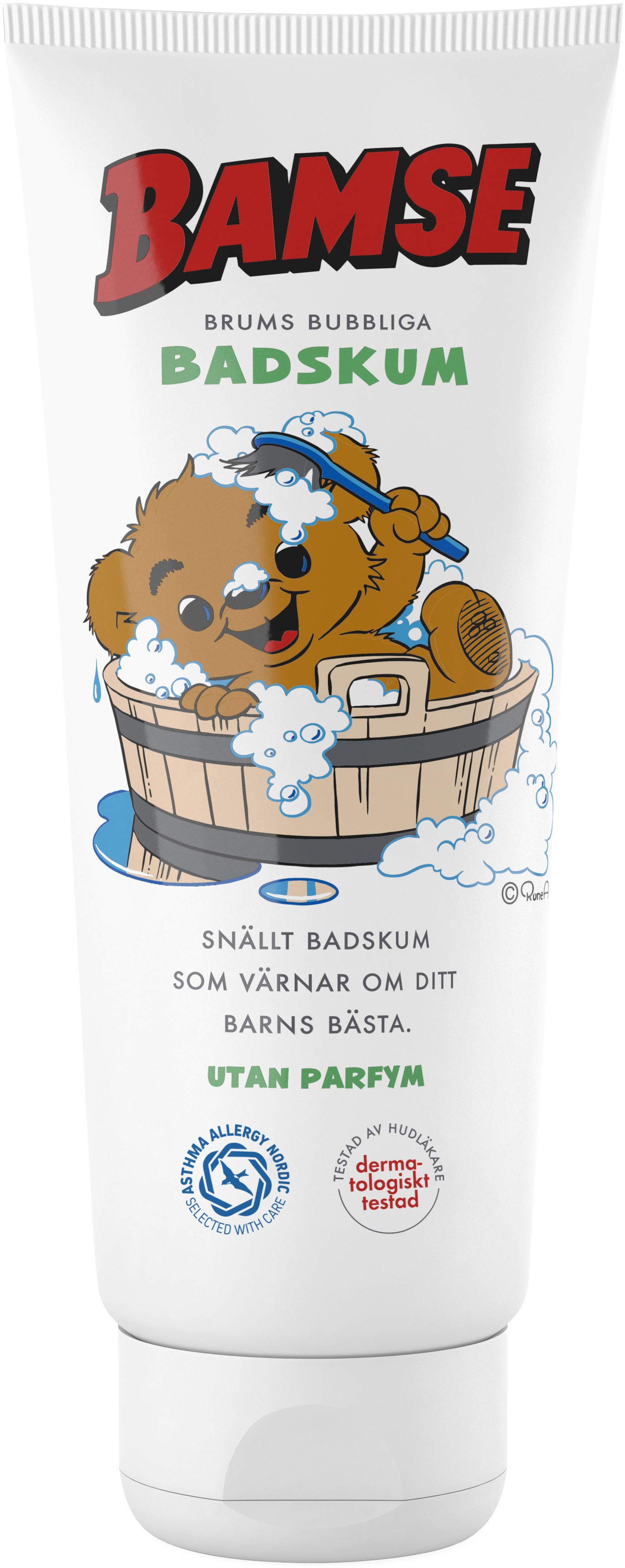 Bamse Brums Brums Bubbliga Badskum 200 ml