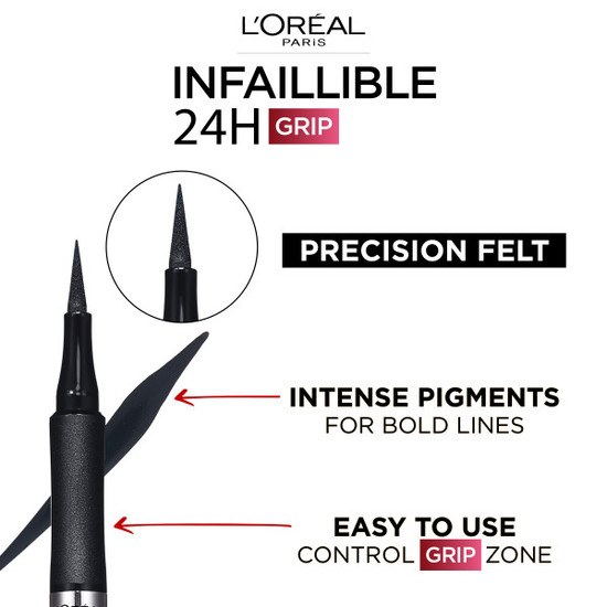 L'Oréal Paris Infaillible Grip 24H Precision Felt Eyeliner 02 Brown