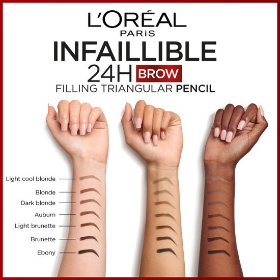 L'Oréal Paris Infaillible Brows 24H Filling Triangular Pencil Light Cool Blonde