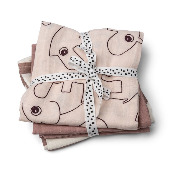 Done by Deer Muslinduk GOTS Deer friends Powder 3-pack