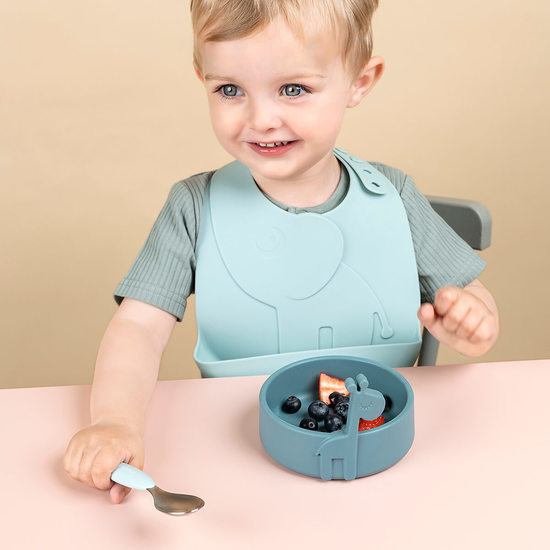 Done by Deer Peekaboo first meal set Deer friends Blue