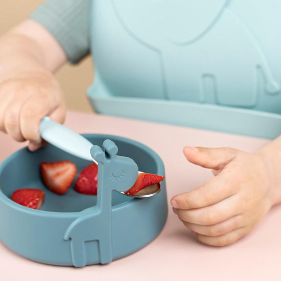 Done by Deer Peekaboo first meal set Deer friends Blue