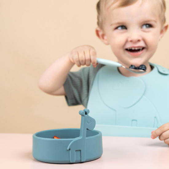 Done by Deer Peekaboo first meal set Deer friends Blue