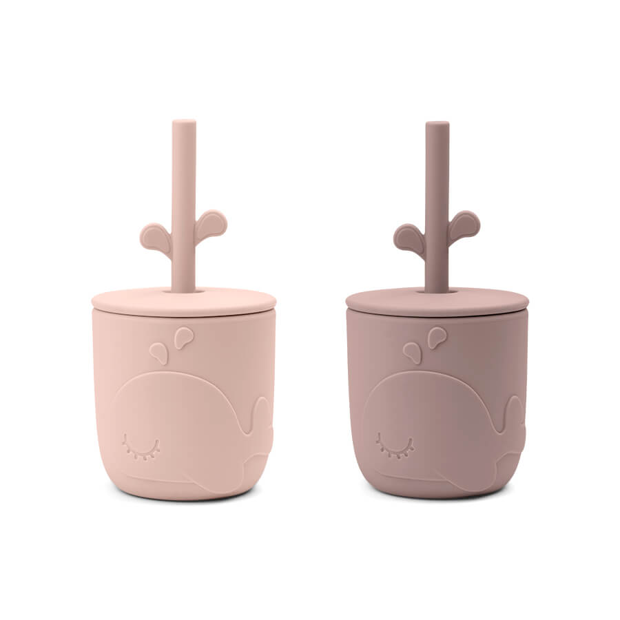 Done by Deer Peekaboo Sugrörsmugg Wally Powder 2-pack
