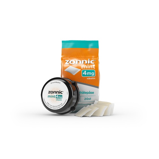 Zonnic Mint munhålepåse 4 mg 20 st