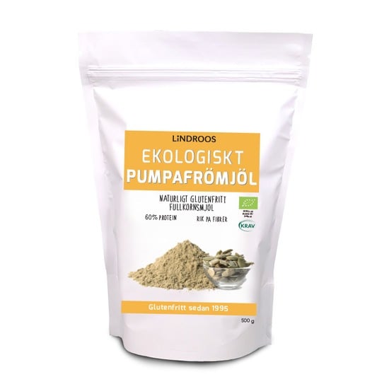 Lindroos Ekologiskt Pumpafrömjöl  500 g