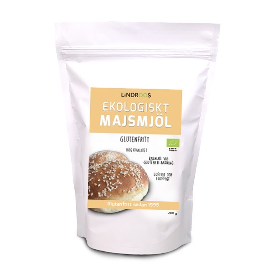 Lindroos Ekologiskt Majsmjöl 600 g