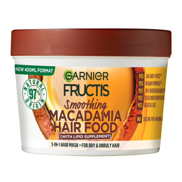 Garnier Fructis Hair Food Macadamia Mask 400 ml