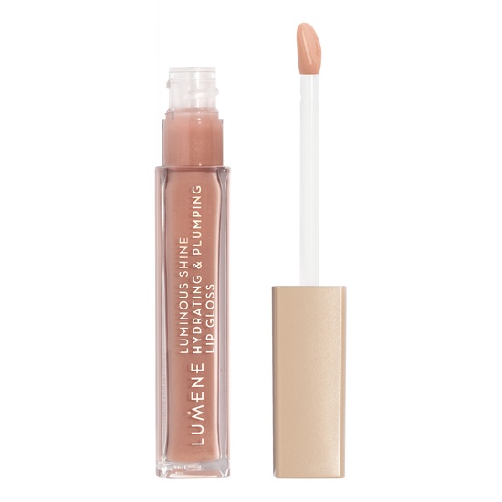 Lumene Luminous Shine Hydrating & Plumping Lip Gloss 1 Pale Honey 5 ml