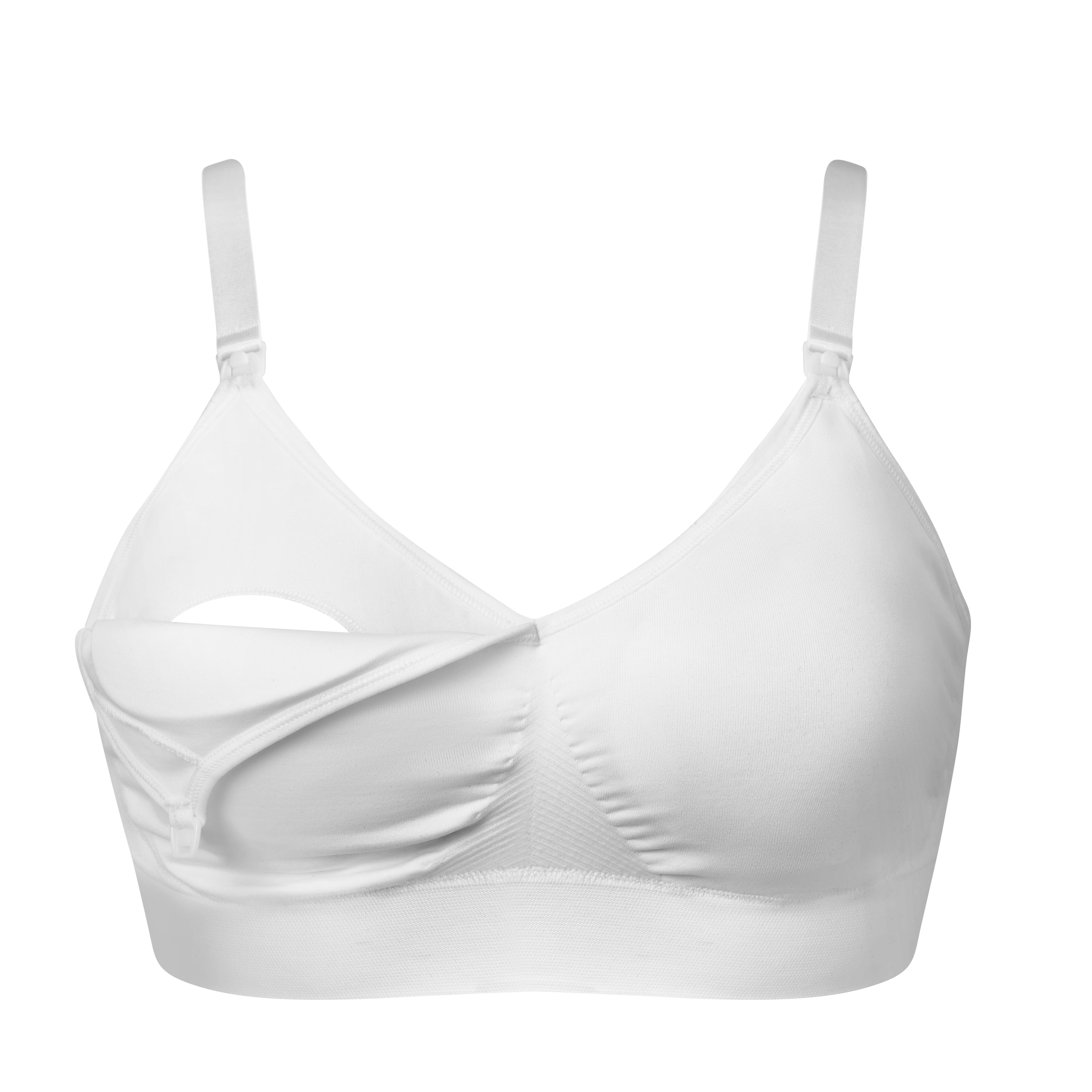 Boob Seamless amningsbh med pads Vit L