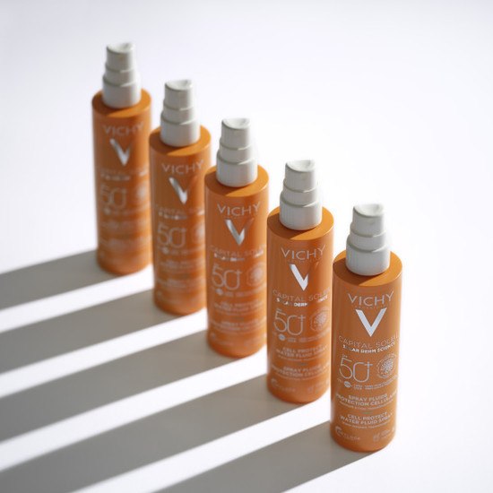Vichy Capital Soleil Cell protect Invisible Water Fluid Spray SPF50+ 200 ml