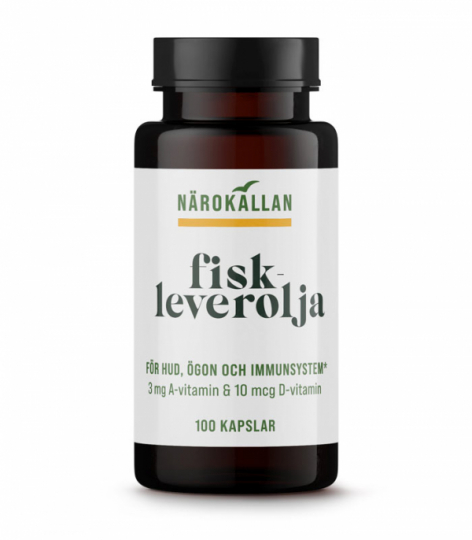 Närokällan Fiskleverolja 60 kapslar