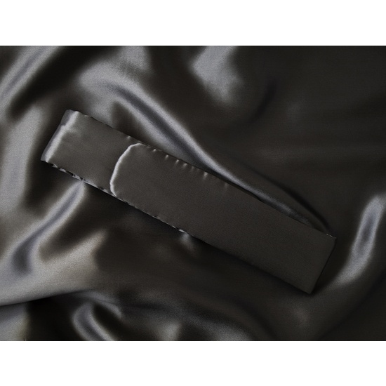 Cloud & Glow Silk Glam Band Charcoal