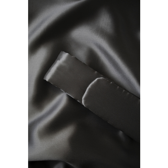 Cloud & Glow Silk Glam Band Charcoal