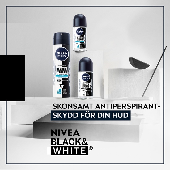 NIVEA Antiperspirant Deo Black & White Original Rollon 50 ml