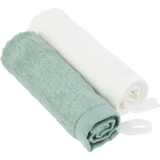 2B Baby Tvättlappar Bambu Granit Green 10-pack