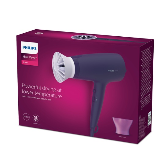 Philips Hårtork 3000 Series 2100 W