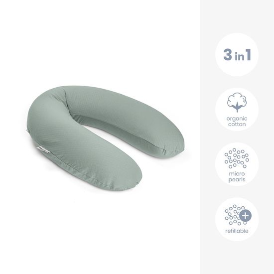 Doomoo Amnings- och Gravidkudde Quilt Khaki