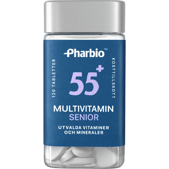 Pharbio Multivitamin Senior 120 tabletter