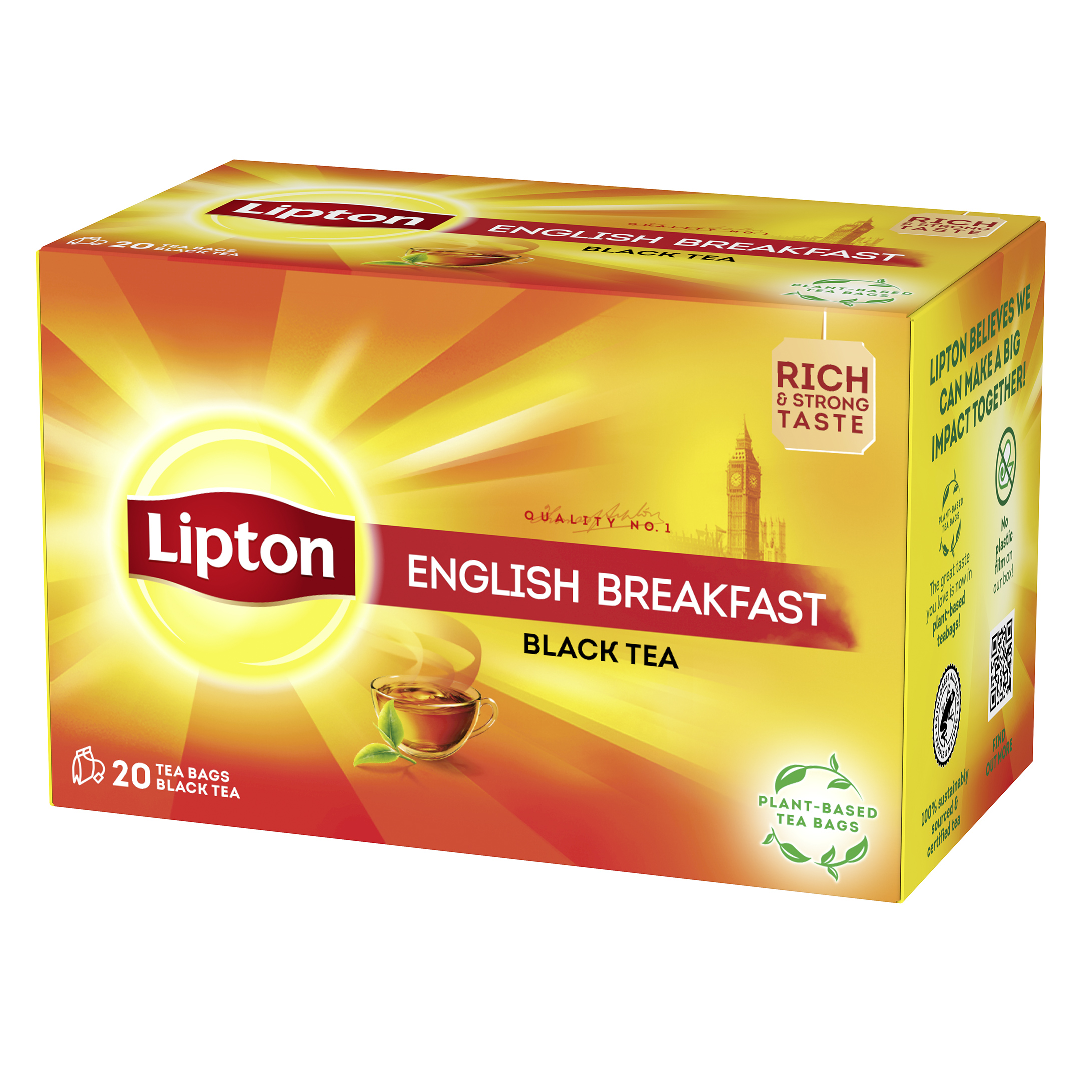 Lipton English Breakfast 20 st