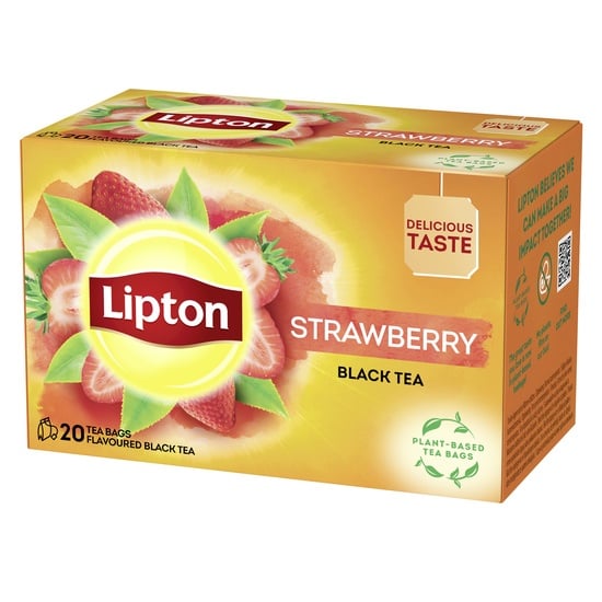 Lipton Black Tea Strawberry 20 st