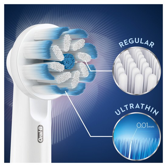 Oral-B Sensitive Clean Tandborsthuvuden 4-pack