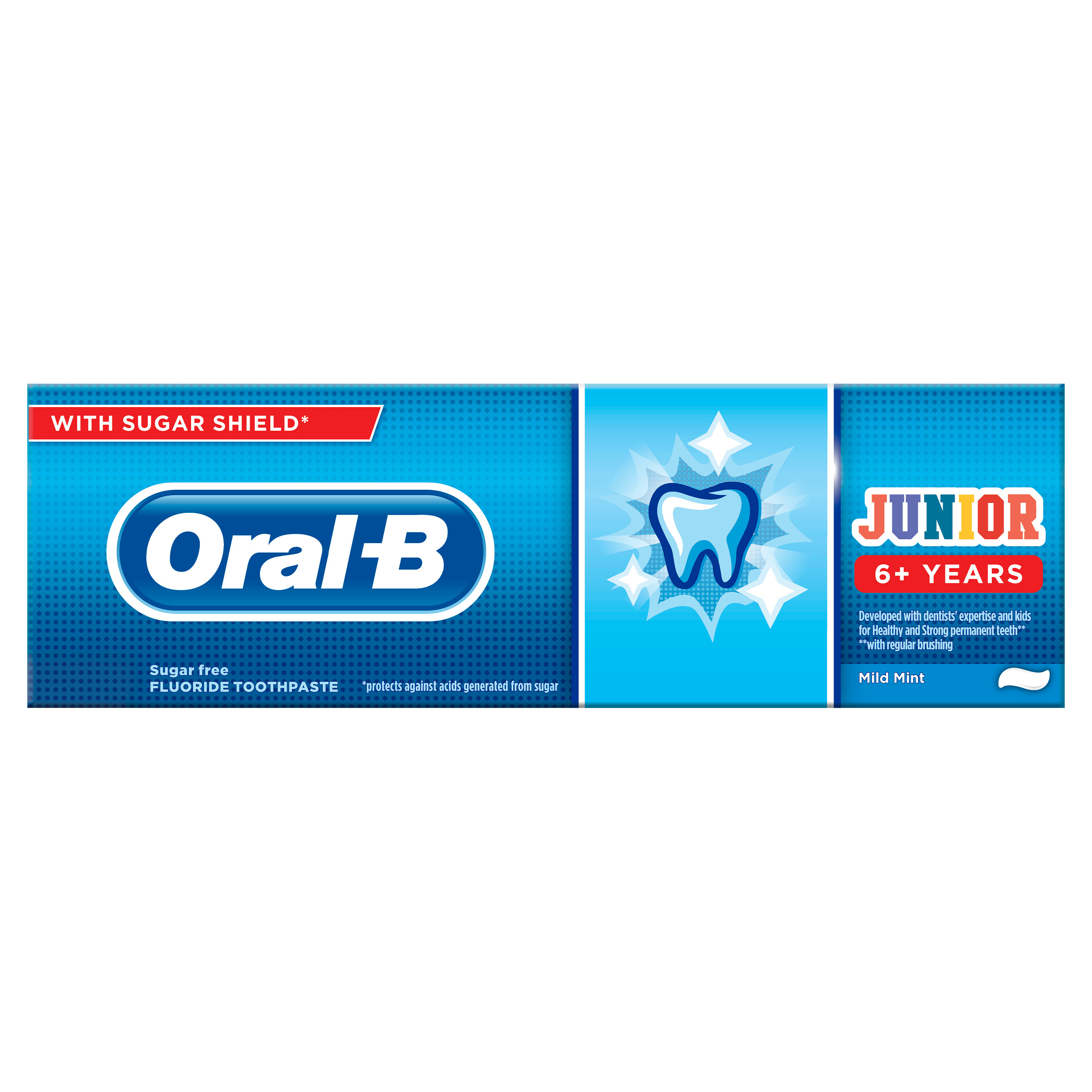 Oral-B Junior Tandkräm mild Mintsmak 6+ år 75 ml
