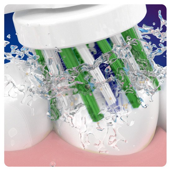 Oral-B CrossAction Tandborsthuvud med CleanMaximiser-teknologi 4 st