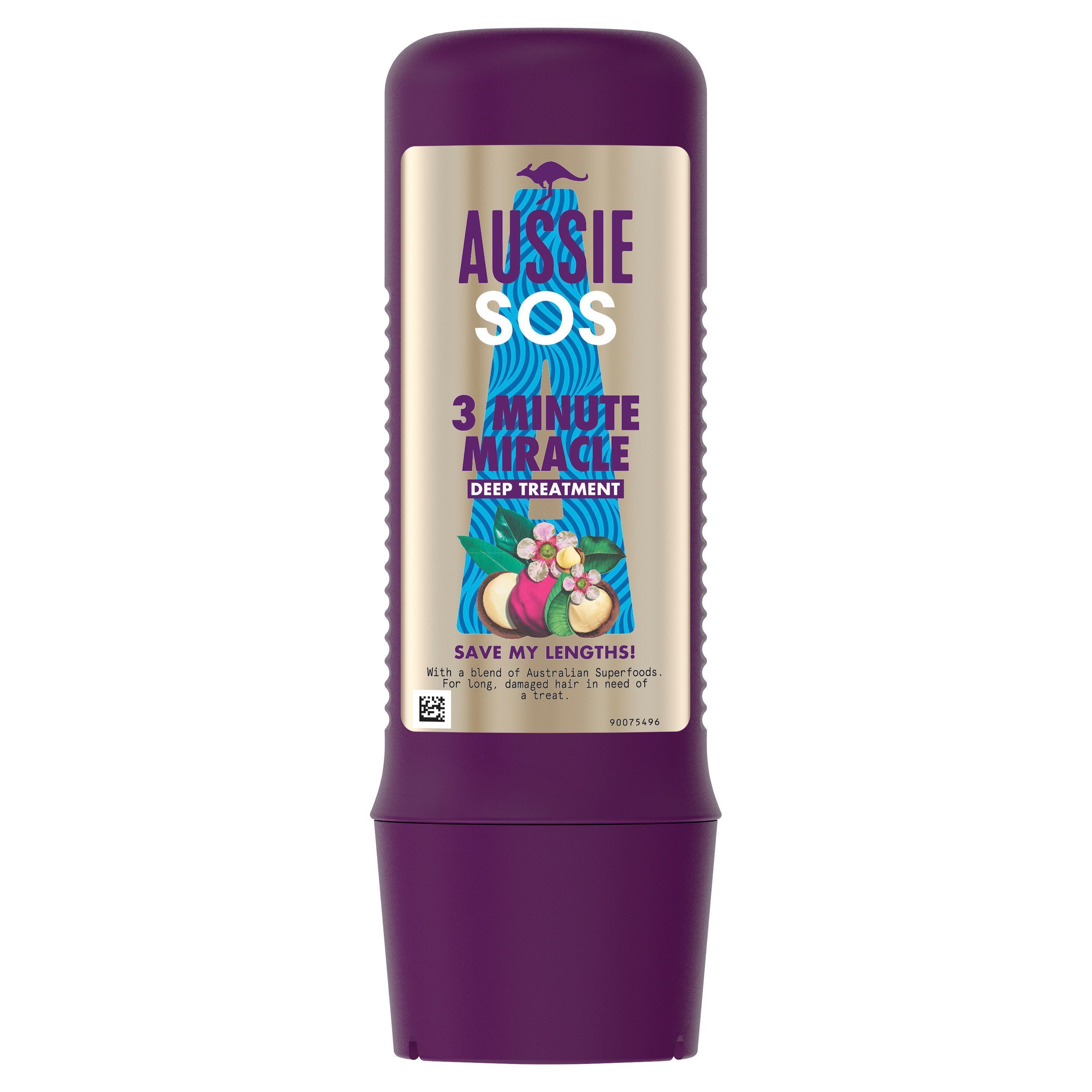 Aussie SOS Save My Lengths! 3 Minute Miracle Djupvårdande Hårinpackning 225 ml