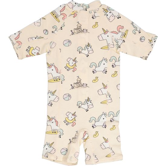 Geggamoja UV-dräkt Beige unicorn 17 98/104