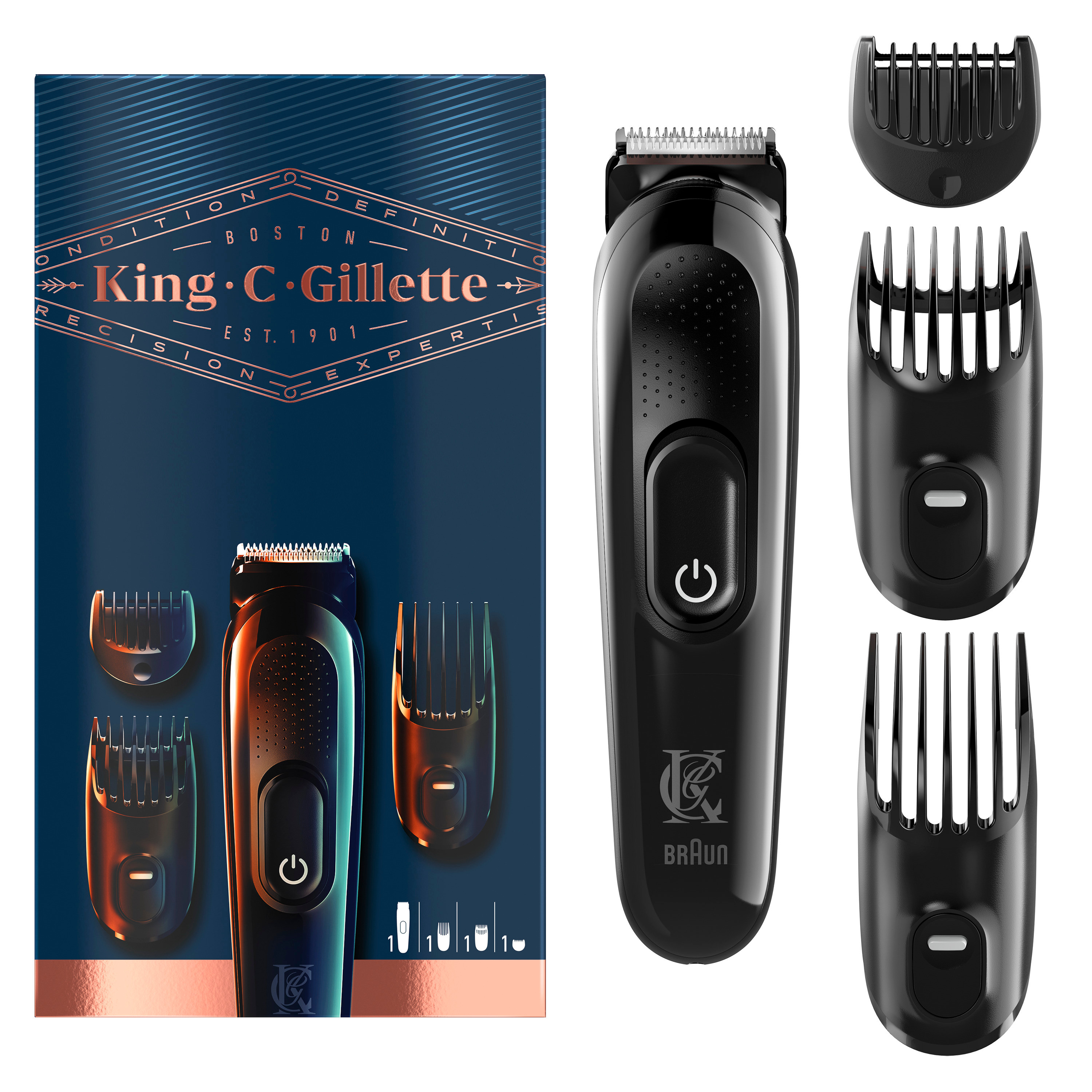 King C Gillette Skäggtrimmerkit