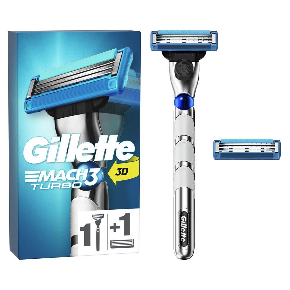 Gillette Mach3 Turbo Rakhyvel 2 blad