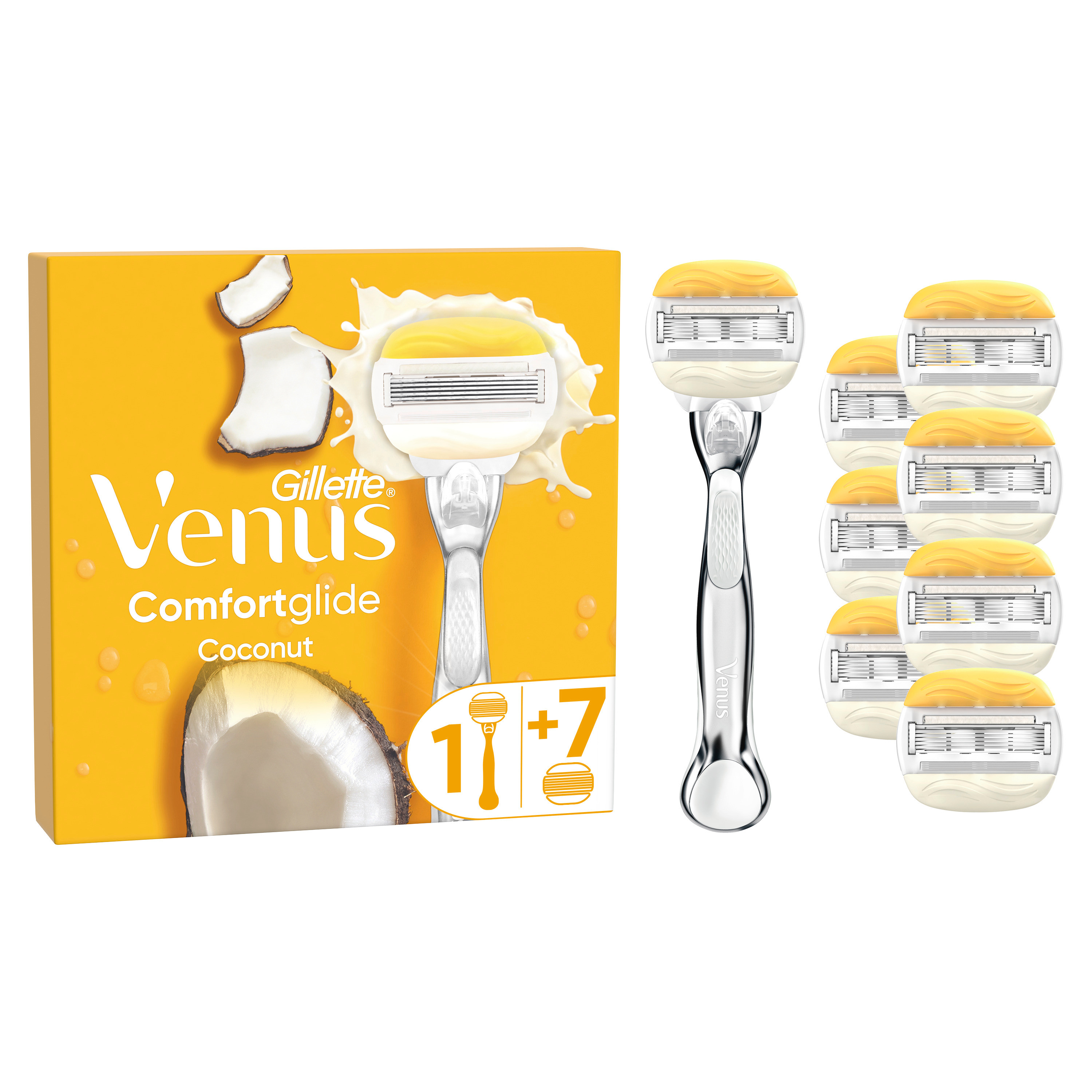 Gillette Venus Comfortglide Coconut plus Olay Rakhyvel 8 Blad