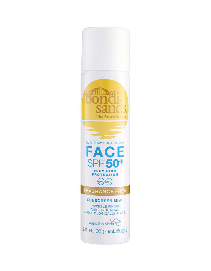 Bondi Sands Fragrance Free Face Mist SPF50+ 79 ml