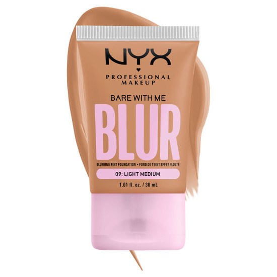 NYX Professional Makeup Bare With Me Blur Tint Foundation 09 Light Medium 30 ml