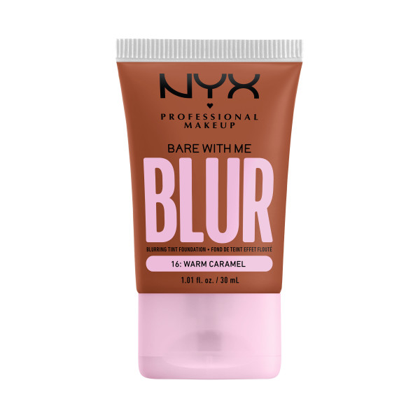 NYX Professional Makeup Bare With Me Blur Tint Foundation 16 Warm Caramel 30 ml