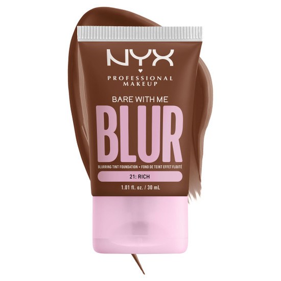NYX Professional Makeup Bare With Me Blur Tint Foundation 21 Rich 30 ml