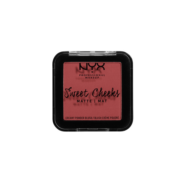 NYX Professional Makeup Sweet Cheeks Creamy Powder Blush Matte Citrine Rose 4