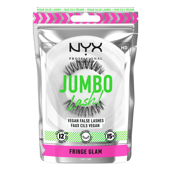 NYX Professional Makeup Jumbo Lash! Vegan False Lashes Fringe Glam 4