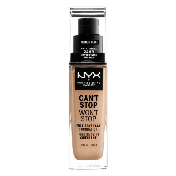 NYX Professional Makeup Can't Stop Won't Stop Foundation 09 Medium Olive 30 ml