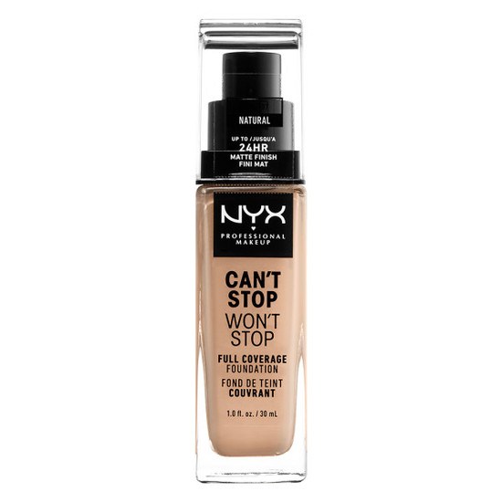 NYX Professional Makeup Can't Stop Won't Stop Foundation 07 Natural 30 ml