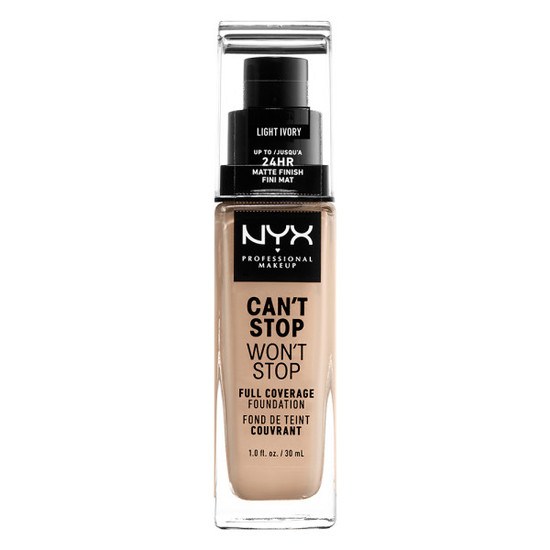 NYX Professional Makeup Can't Stop Won't Stop Foundation Light ivory 4 30 ml